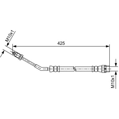 BOSCH | Bremsschlauch | 1 987 481 579