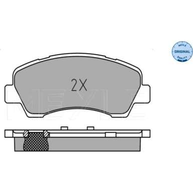 Meyle Bremsbelagsatz, Scheibenbremse MEYLE-ORIGINAL: True to OE 025 252 5118