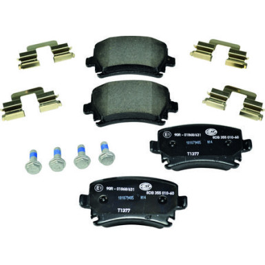 Hella Pagid | Bremsbelagsatz, Scheibenbremse | 8DB 355 010-601