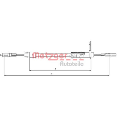 10.9442 Seilzug, Feststellbremse 10.9442 Seilzug, Feststellbremse