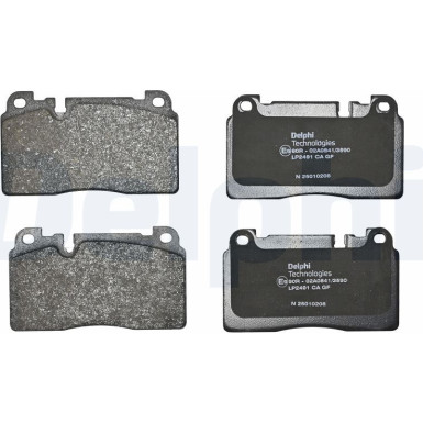 LP2491 Bremsbelagsatz, Scheibenbremse