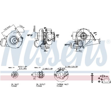 Nissens Turbolader 93215