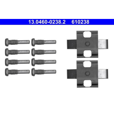 13.0460-0238.2 Zubehörsatz, Scheibenbremsbelag