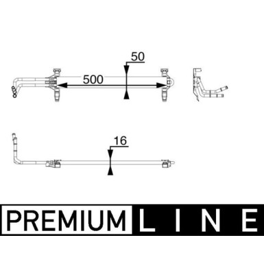 Mahle | Ölkühler, Motoröl | CLC 81 000P