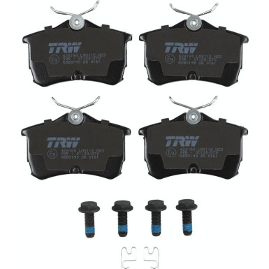 TRW | Bremsbelagsatz, Scheibenbremse | GDB3190