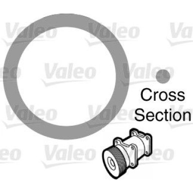 509154 Dichtung, Kühlmittelrohrleitung