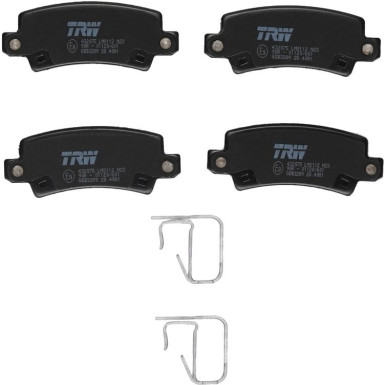 TRW Bremsbelagsatz, Scheibenbremse COTEC GDB3289