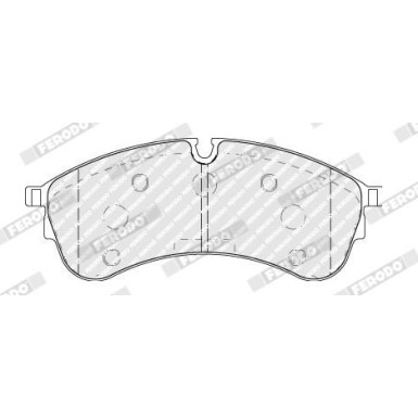Ferodo Bremsbelagsatz, Scheibenbremse PREMIER ECO FRICTION FVR5105
