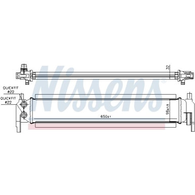 65318 Niedertemperaturkühler, Ladeluftkühler 65318 Niedertemperaturkühler, Ladeluftkühler