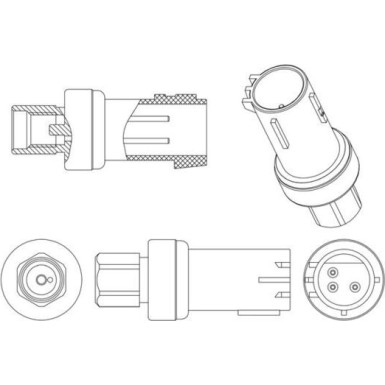 Mahle | Druckschalter, Klimaanlage | ASE 5 000P