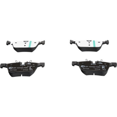 ATE | Bremsensatz, Scheibenbremse | 24.0120-0246.1 + 13.0460-7326.2