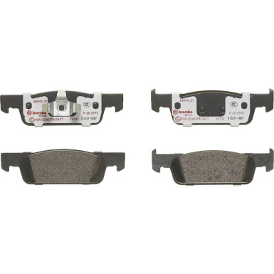 P 68 059X Bremsbelagsatz, Scheibenbremse XTRA LINE