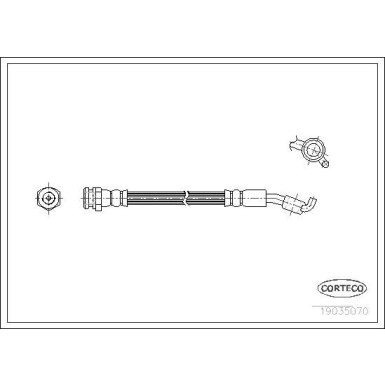 19035070 Bremsschlauch 19035070 Bremsschlauch
