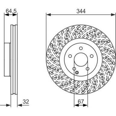 0 986 479 764 Bremsscheibe