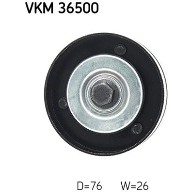 VKM 36500 Umlenk-/Führungsrolle, Keilrippenriemen VKM 36500 Umlenk-/Führungsrolle, Keilrippenriemen