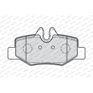 Ferodo | Bremsbelagsatz, Scheibenbremse | FVR1494