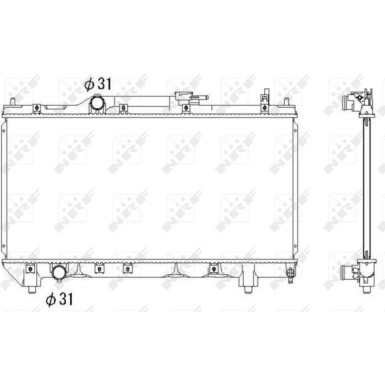 53266 Kühler, Motorkühlung EASY FIT 53266 Kühler, Motorkühlung EASY FIT