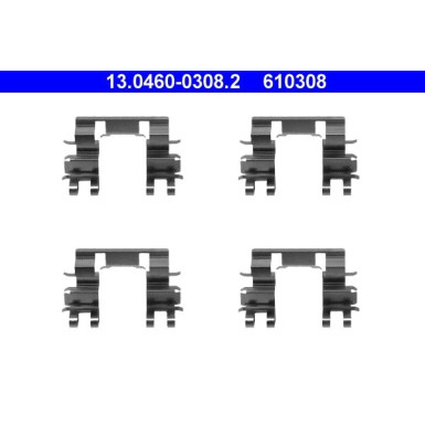 13.0460-0308.2 Zubehörsatz, Scheibenbremsbelag