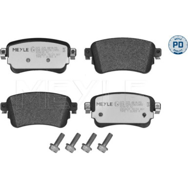 Meyle Bremsbelagsatz, Scheibenbremse MEYLE-PD: Advanced performance and design 025 225 8818/PD