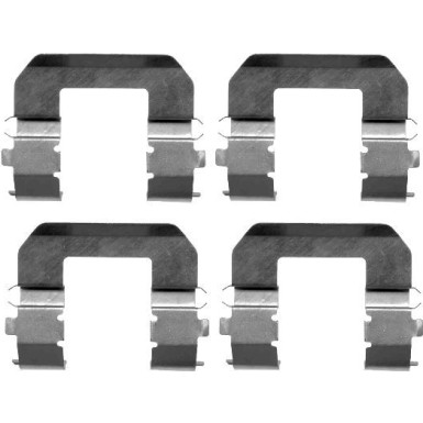 Hella | Zubehörsatz, Scheibenbremsbelag | 8DZ 355 203-091