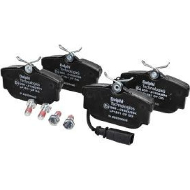 Delphi Bremsbelagsatz, Scheibenbremse LP1541 Delphi Bremsbelagsatz, Scheibenbremse LP1541