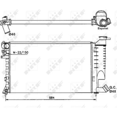 58183 Kühler, Motorkühlung