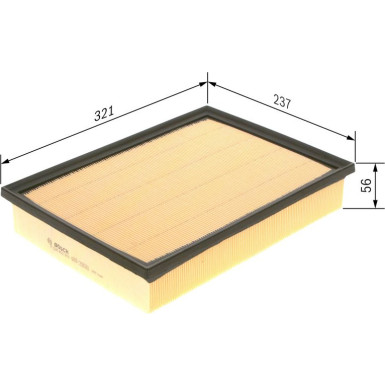 BOSCH F 026 400 303 Luftfilter BOSCH F 026 400 303 Luftfilter