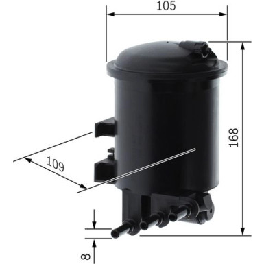 0 450 906 461 Kraftstofffilter 0 450 906 461 Kraftstofffilter