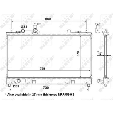 53412 Kühler, Motorkühlung EASY FIT