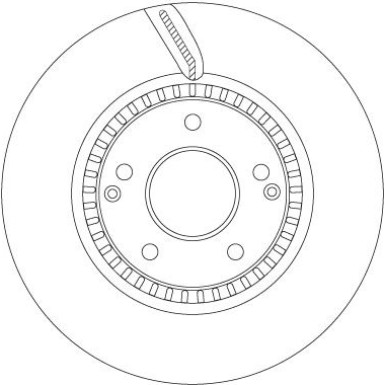TRW | Bremsscheibe | DF6884S