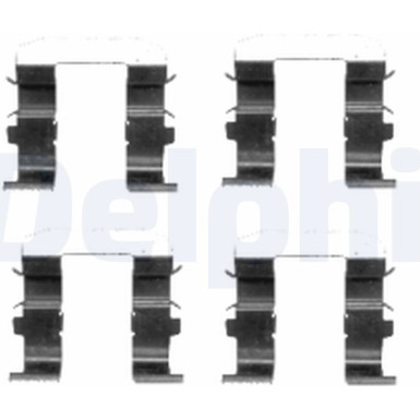 LX0418 Zubehörsatz, Scheibenbremsbelag LX0418 Zubehörsatz, Scheibenbremsbelag