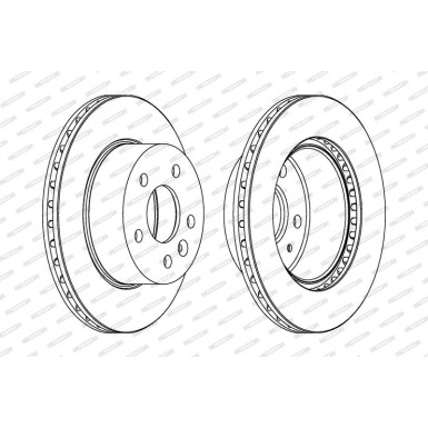 Ferodo | Bremsscheibe | DDF860C