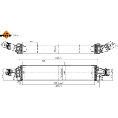 309101 Ladeluftkühler 309101 Ladeluftkühler