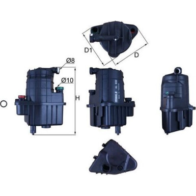 KL 832D Kraftstofffilter