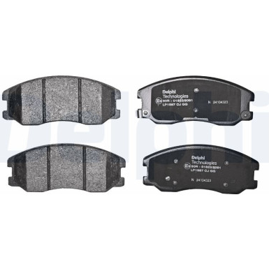 LP1987 Bremsbelagsatz, Scheibenbremse