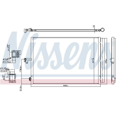 940780 Kondensator, Klimaanlage ** FIRST FIT ** 940780 Kondensator, Klimaanlage ** FIRST FIT **