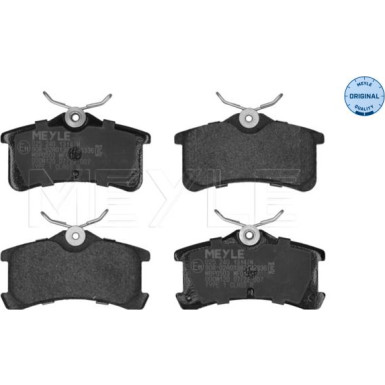 Meyle Bremsbelagsatz, Scheibenbremse MEYLE-ORIGINAL: True to OE 025 240 1314/W