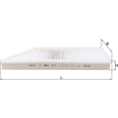 LA 57 Filter, Innenraumluft LA 57 Filter, Innenraumluft