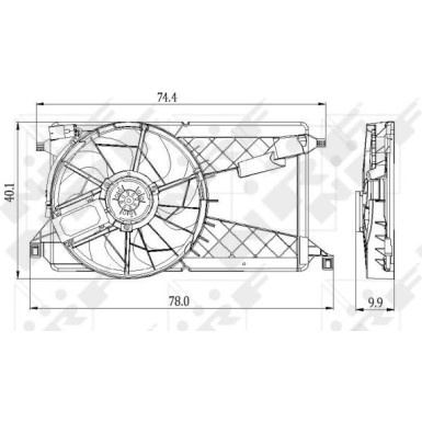 47291 Lüfter, Motorkühlung