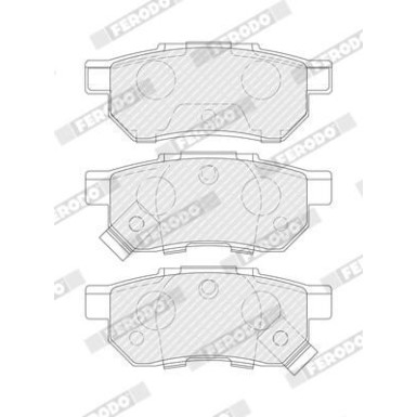 Ferodo | Bremsbelagsatz, Scheibenbremse | FDB621 Ferodo | Bremsbelagsatz, Scheibenbremse | FDB621
