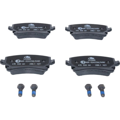 ATE | Bremsensatz, Scheibenbremse | 24.0122-0223.1 + 13.0470-2888.2