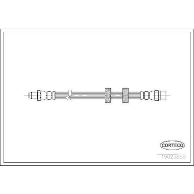 Corteco | Bremsschlauch | 19025850