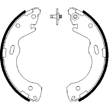 BOSCH | Bremsbackensatz | 0 986 487 654 BOSCH | Bremsbackensatz | 0 986 487 654