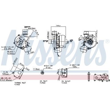 Nissens Turbolader 93092