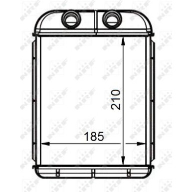 53668 Wärmetauscher, Innenraumheizung
