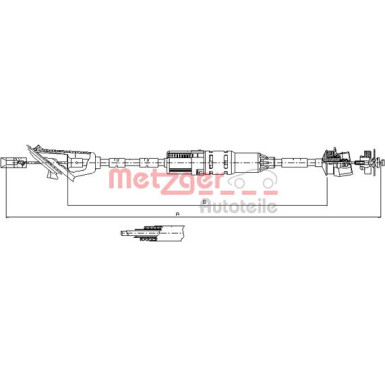 11.3215 Seilzug, Kupplungsbetätigung