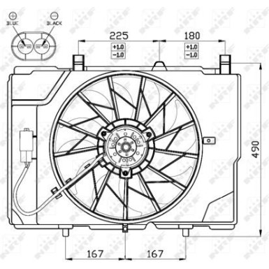 47466 Lüfter, Motorkühlung 47466 Lüfter, Motorkühlung