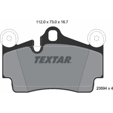 2369402 Bremsbelagsatz, Scheibenbremse