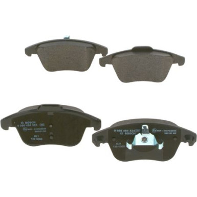 BOSCH | Bremsbelagsatz, Scheibenbremse | 0 986 494 324