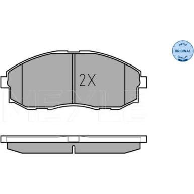 Meyle Bremsbelagsatz, Scheibenbremse MEYLE-ORIGINAL: True to OE 025 235 3617/W